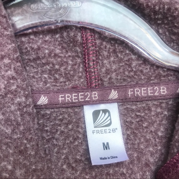 FREE 2 BE Purple Drawstring Hooded Pouch Sweater - Picture 5 of 5